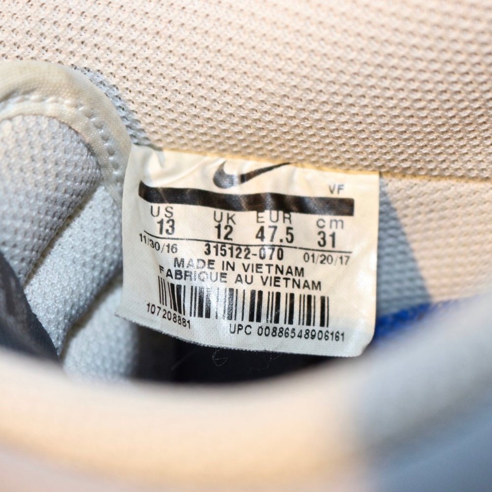 Vintage Nike Air Force 1 | Light Gray/Blue - Picture 4 of 5